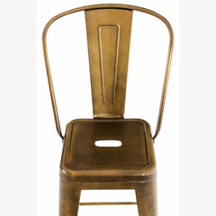 4er Set Barhocker Aiden - gold by Dropshipping-Europe – Barhocker