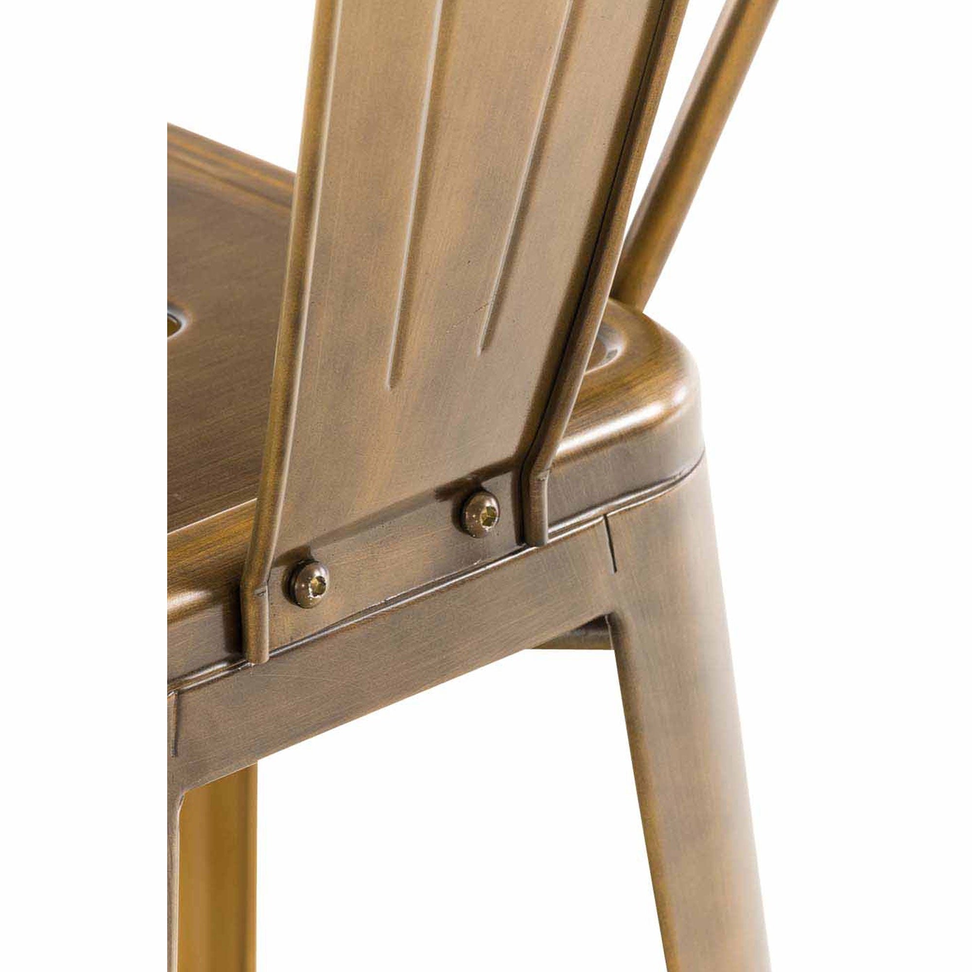 4er Set Barhocker Aiden - gold by Dropshipping-Europe – Barhocker