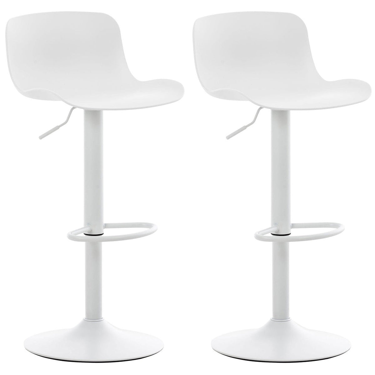 2er Set Barhocker Almada - weiß