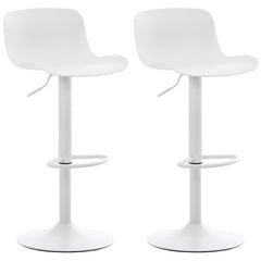 2er Set Barhocker Almada - weiß