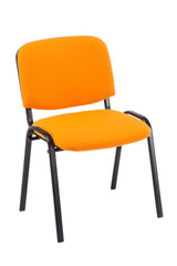 4er Set Besucherstuhl Ken Stoff - orange