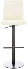 Barhocker Cadiz Kunstleder schwarz - creme