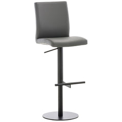 Barhocker Cadiz Kunstleder schwarz - grau