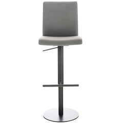 Barhocker Cadiz Kunstleder schwarz - grau