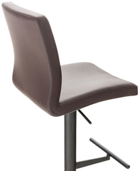 Barhocker Cadiz Kunstleder schwarz - braun