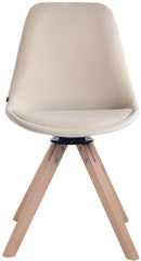 Esszimmerstuhl Troyes Samt Square natura - creme