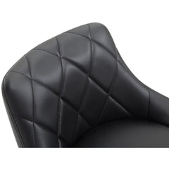 2er Set Barhocker Lazio Kunstleder C - schwarz