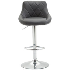 2er Set Barhocker Lazio Kunstleder C - grau