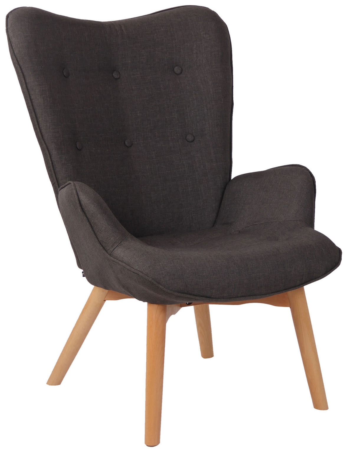 Lounger Durham Stoff - dunkelgrau