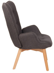 Lounger Durham Stoff - dunkelgrau
