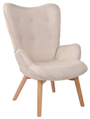 Lounger Durham Stoff - creme