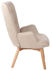 Lounger Durham Stoff - creme