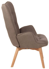 Lounger Durham Stoff - taupe