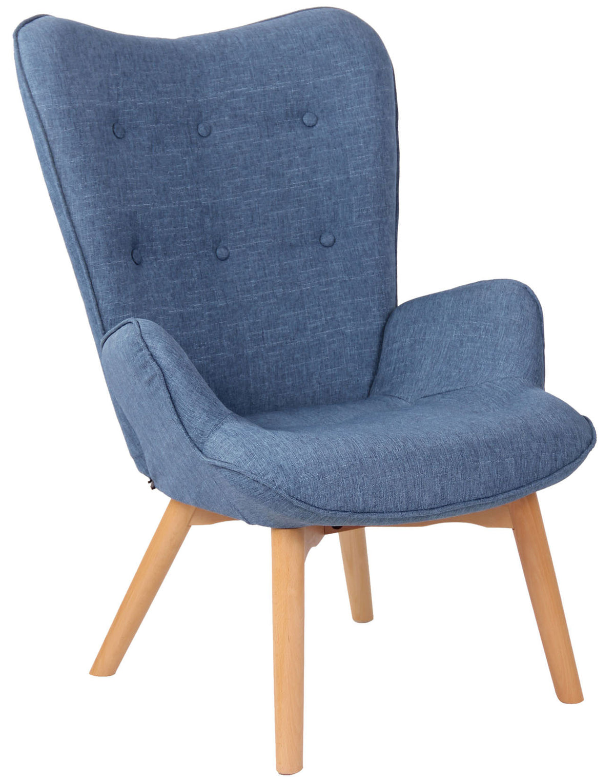 Lounger Durham Stoff - blau