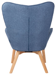 Lounger Durham Stoff - blau