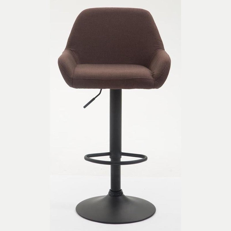 Barhocker Braga Stoff B - braun - InfinityMarket
