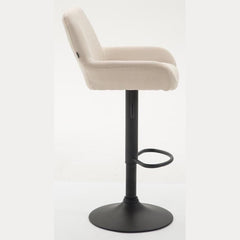 Barhocker Braga Stoff B - creme - InfinityMarket