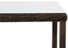 Tisch Alia 5mm - braun-meliert