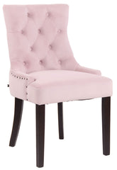 Esszimmerstuhl Aberdeen Samt antik - pink