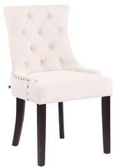 Esszimmerstuhl Aberdeen Samt antik - creme