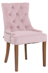 Esszimmerstuhl Aberdeen Samt antik-hell - pink