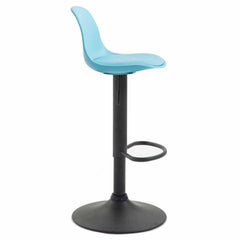 2er Set Barhocker Kiel Kunststoff schwarz - blau