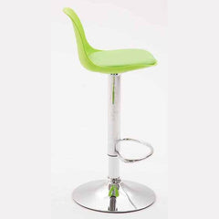 2er Set Barhocker Kiel Kunststoff chrom - grün