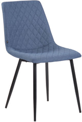 Stuhl Telde Stoff - blau