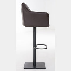 2er Set Barhocker Damaso Kunstleder schwarz - braun
