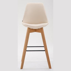 2er Set Barhocker Metz Kunstleder natura - creme