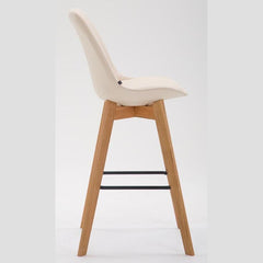 2er Set Barhocker Metz Kunstleder natura - creme