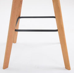 2er Set Barhocker Metz Kunstleder natura - creme