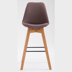 2er Set Barhocker Metz Stoff natura - braun