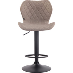 2er Set Barhocker Cork Stoff schwarz - taupe