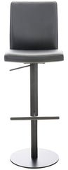2er Set Barhocker Cadiz Kunstleder schwarz - schwarz