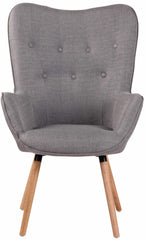 Lounger Ashford Stoff natura - grau