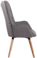 Lounger Ashford Stoff natura - grau