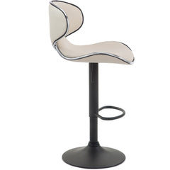 Barhocker Las Vegas V2  schwarz - creme