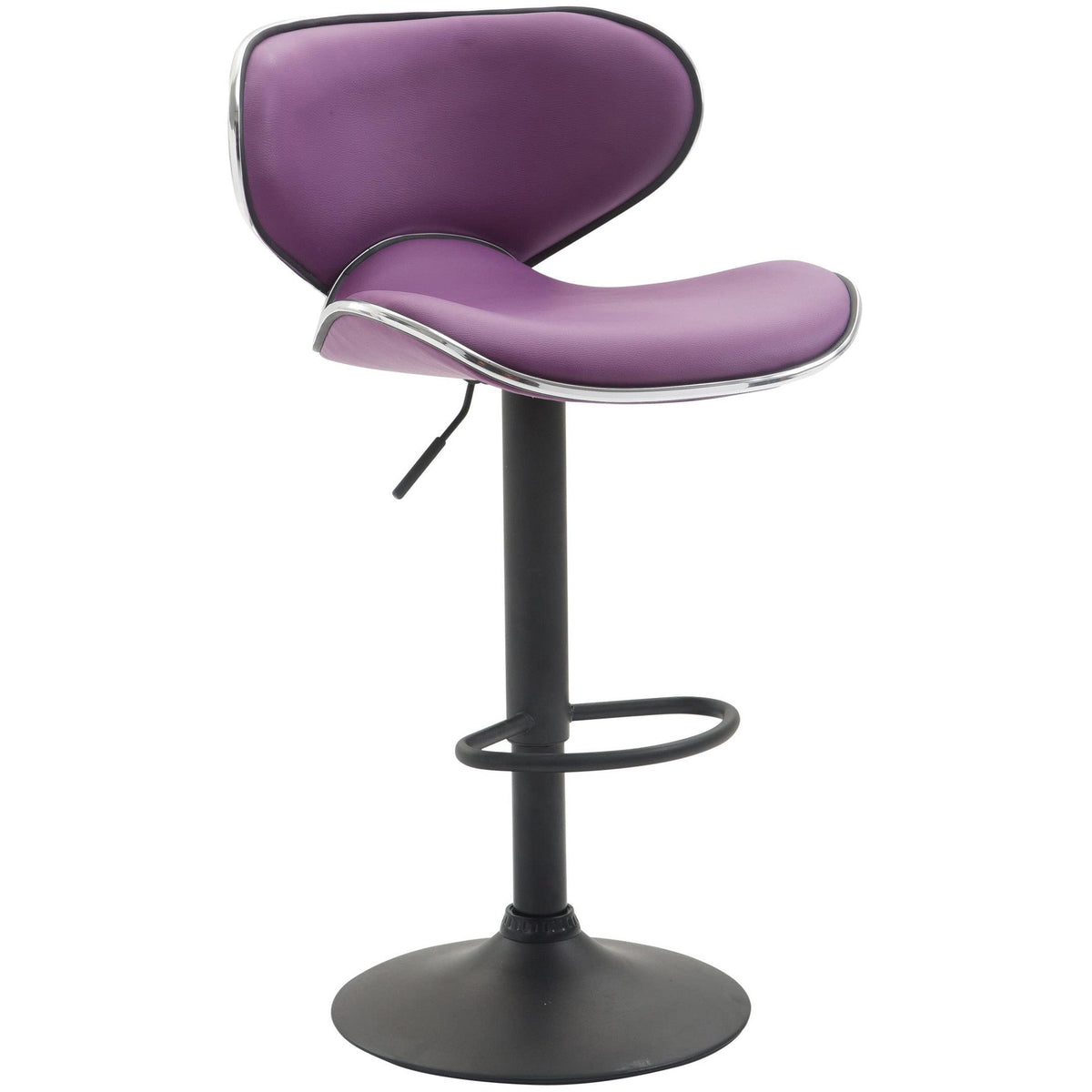 Barhocker Las Vegas V2  schwarz - lila