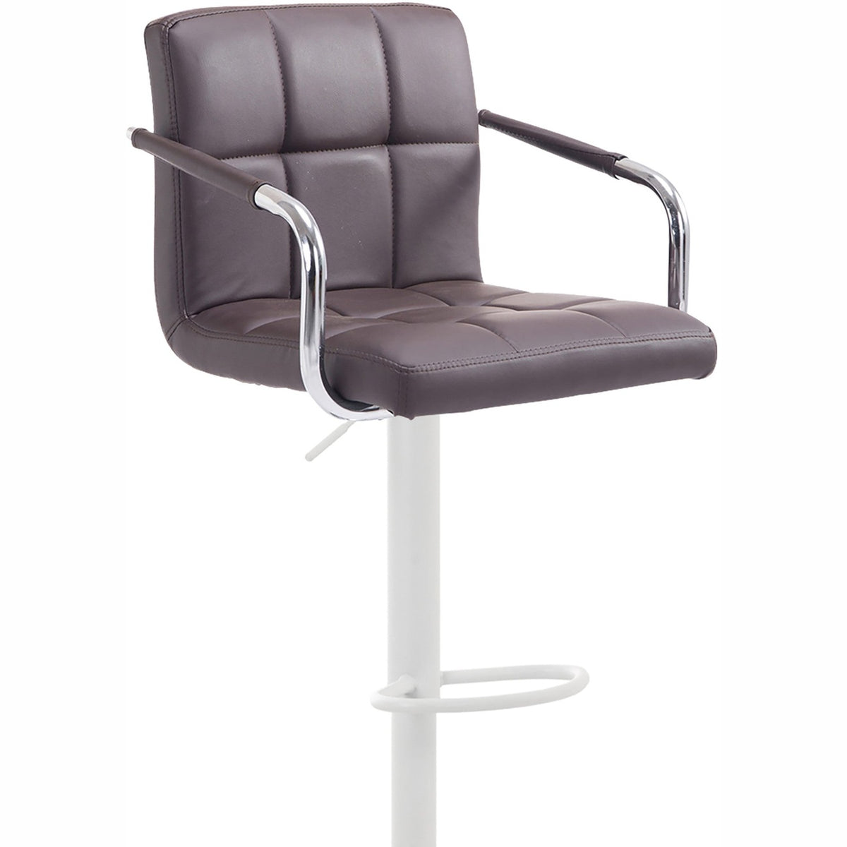 Barhocker Lucy V2 weiß - braun