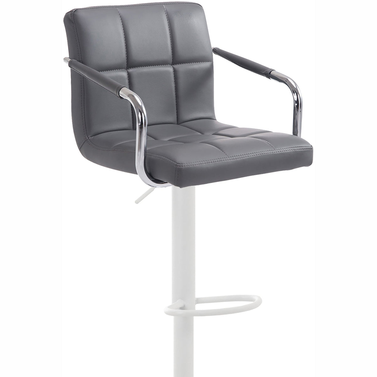 Barhocker Lucy V2 weiß - grau