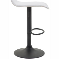 2er Set Barhocker Dyn V2 Kunstleder schwarz - weiß