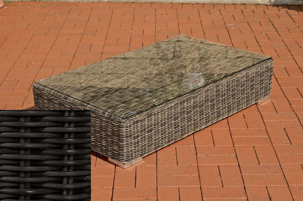 Lounge-Tisch Ariano 100 x 50 - schwarz
