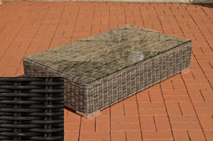 Lounge-Tisch Ariano 100 x 50 - schwarz