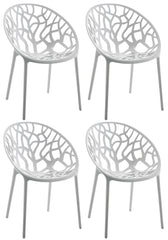 4er Set Stuhl Hope - hellgrau
