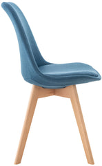 Stuhl Linares Stoff - blau