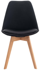 Stuhl Linares Stoff - schwarz