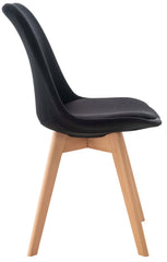 Stuhl Linares Stoff - schwarz