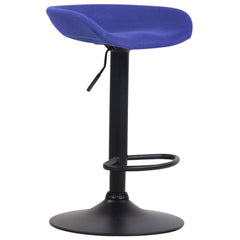 Barhocker Anaheim Filz schwarz - blau