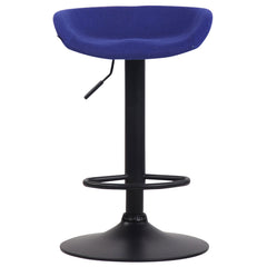 Barhocker Anaheim Filz schwarz - blau